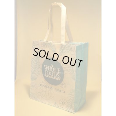 画像1: Whole Foods　エコバッグ リーフ