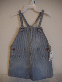 OSHKOSH B'gosh　ストライプののジャンパースカート