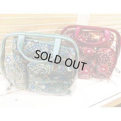 画像1: Vera Bradley(ベラ ブラッドリー) ポーチ&バッグ4点セット