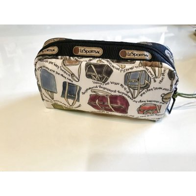 画像1: LESPORTSAC バッグ柄ポーチ