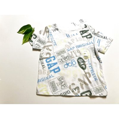 画像1: baby GAP パステルカラーが爽やかなロゴTシャツ