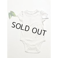 baby GAP アイレット襟リブボディー(アイボリー)