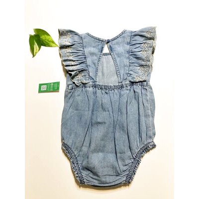 画像4: baby GAP フリルがかわいいデニムロンパース