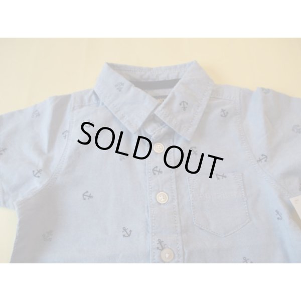 画像3: OSHKOSH B'gosh　おしゃれなマリン柄シャツボディ (3)