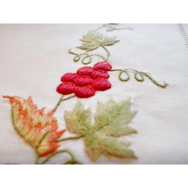 画像2: HA PHUONG　Souvenir Shop 刺繍ランチョンマット　ナフキン付き (2)
