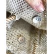 画像4: レースの刺繍トートバッグ　大きいサイズ　　ミニポーチ付き (4)