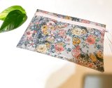 画像: 花柄ビニールコーティングポーチ(ピンク)