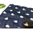 画像2: ベビー&キッズおしゃれハンカチーくじらインディゴ (2)