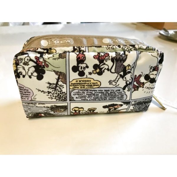 画像2: LESPORTSAC ミッキーとのコラボポーチ (2)
