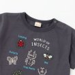 画像2: petit main接触冷感　昆虫アップリケ半袖Tシャツ (2)