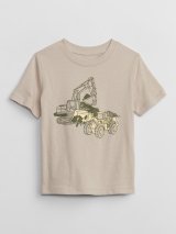 画像: ショベルカーグラフィックTシャツ