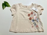 画像: baby GAP フラワーモチーフのオレンジトップス